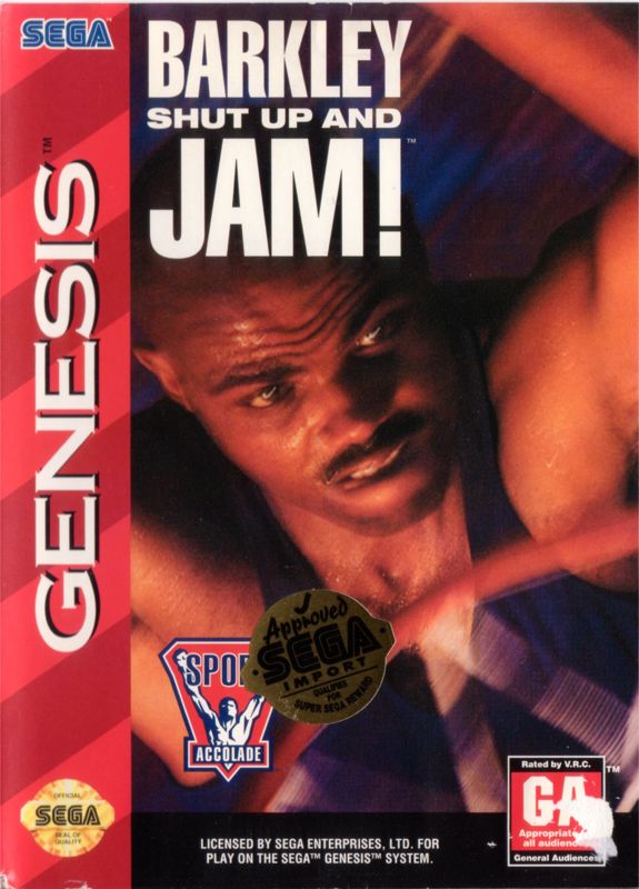 Barkley: Shut Up and Jam! box art for Super Nintendo